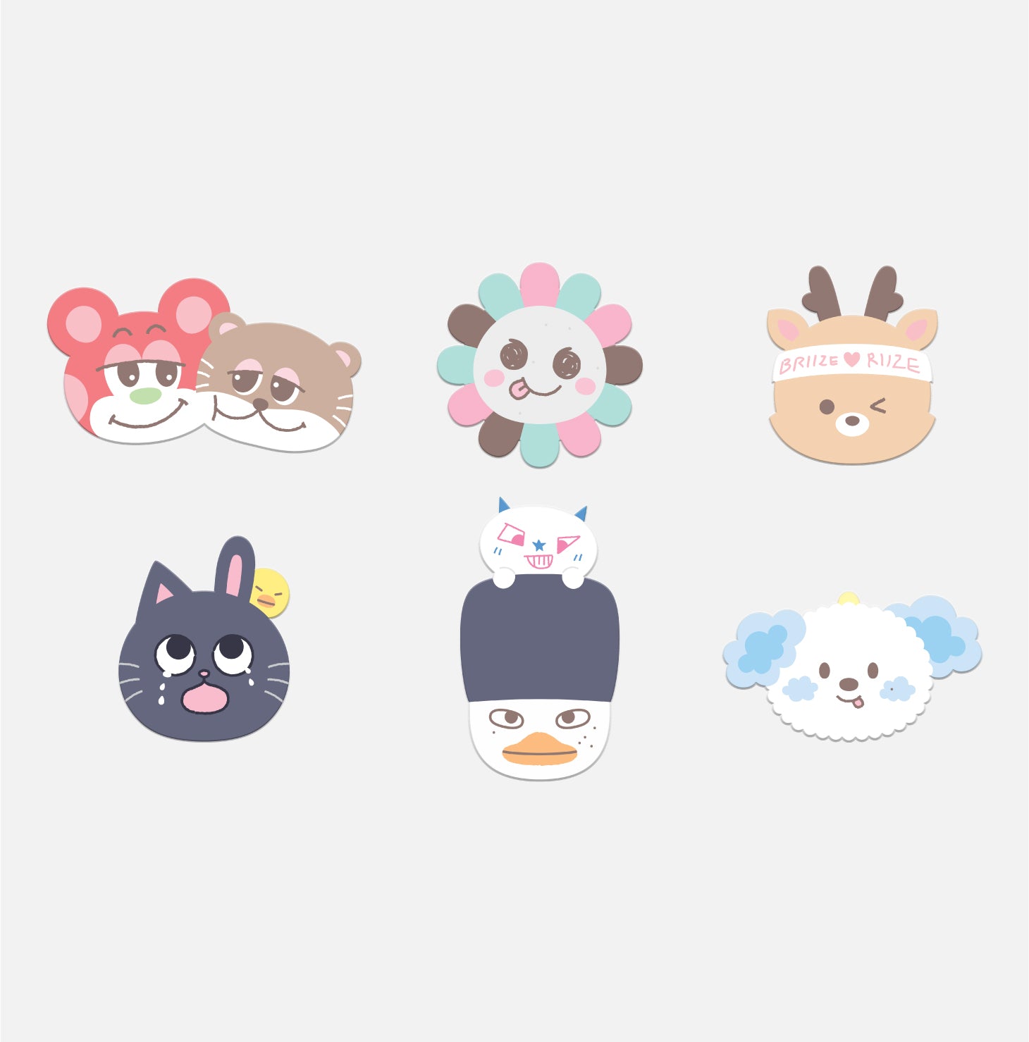 MOUSE PAD - RIIZE CHARACTER POP-UP 'WE LITTLE RIIZE @RIIZE PARK' MD