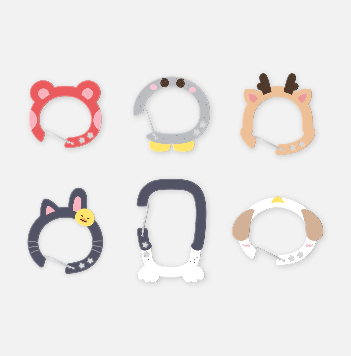 ACRYLIC CARABINER - RIIZE CHARACTER POP-UP 'WE LITTLE RIIZE @RIIZE PARK' MD