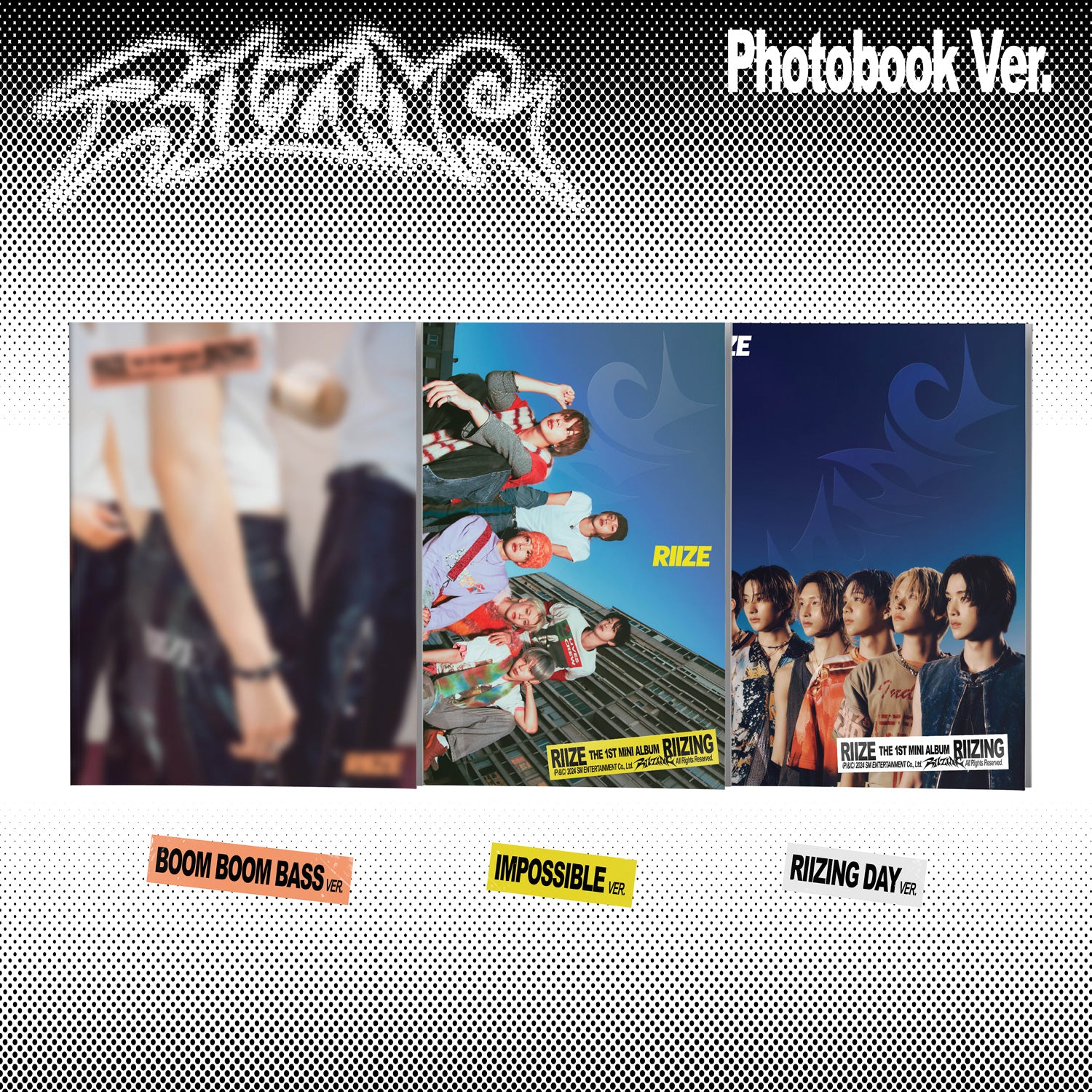 The 1st Mini Album 'RIIZING' (Photo Book Ver.) - Random