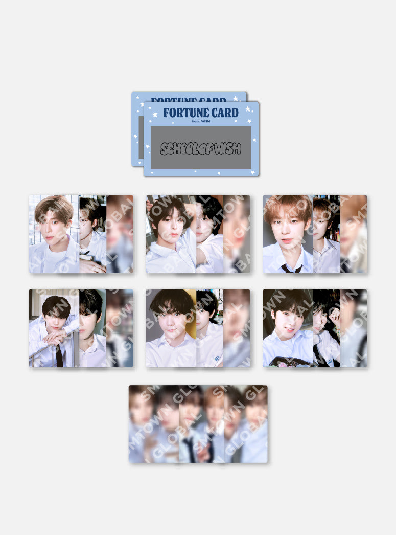 FORTUNE SCRATCH CARD SET - NCT WISH : SCHOOL of WISH