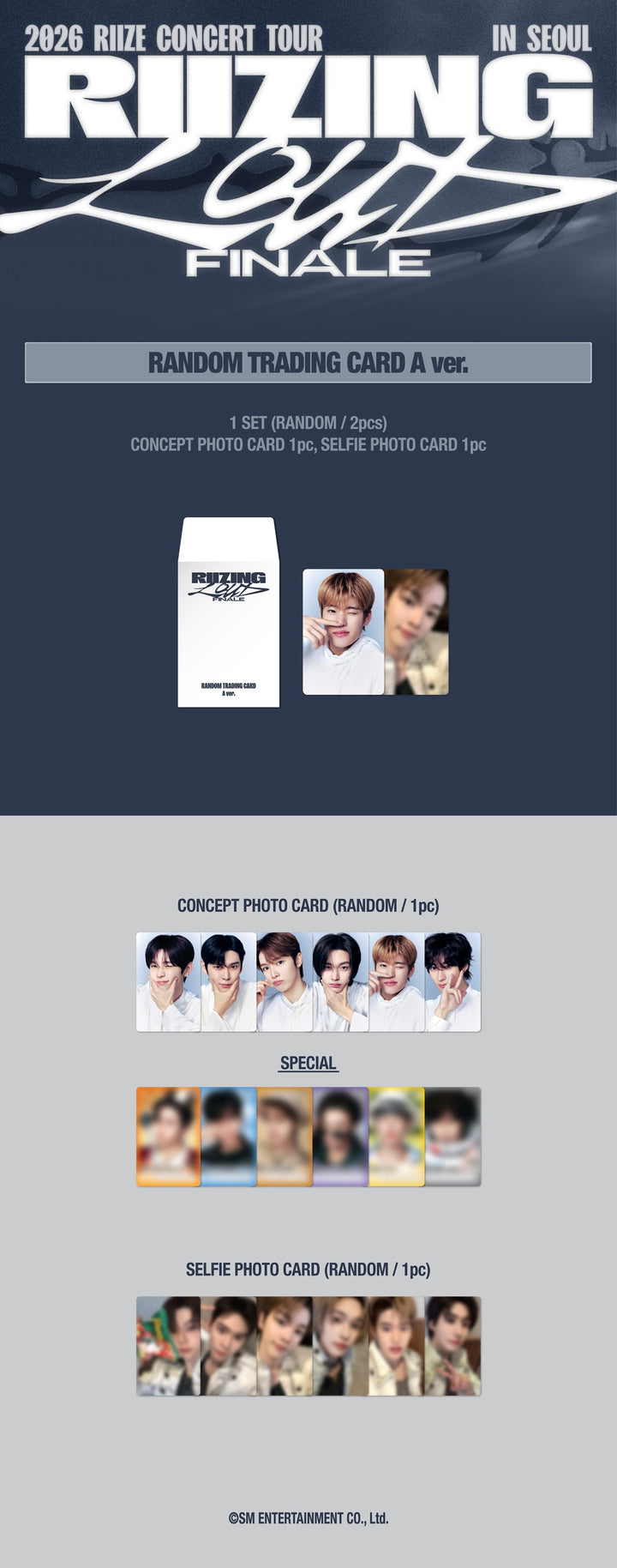 RANDOM TRADING CARD [A ver.] - 2026 RIIZE CONCERT TOUR RIIZING LOUD FI ...