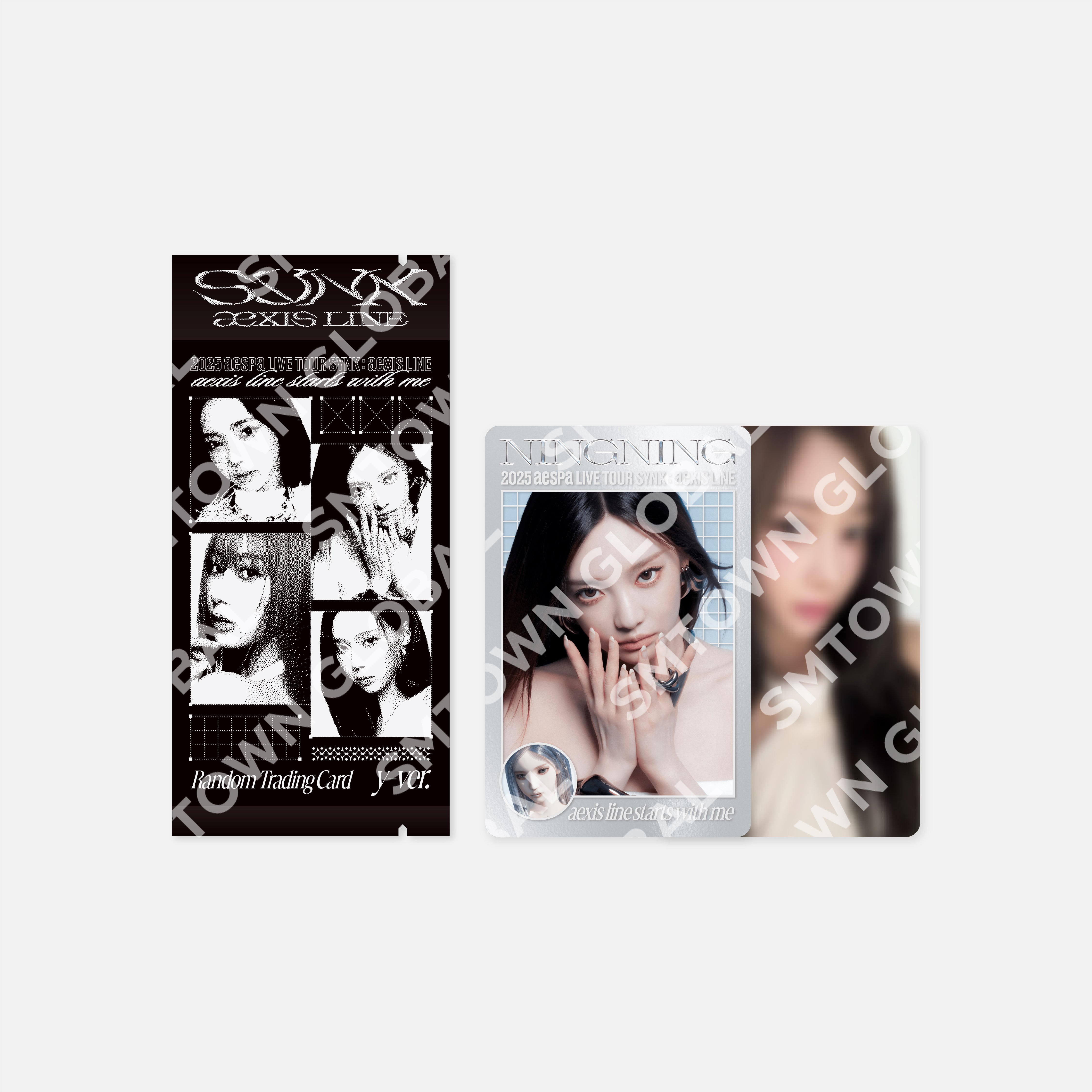 RANDOM TRADING CARD SET [Y ver.] - 2025 aespa LIVE TOUR - SYNK : aeXIS LINE - MD