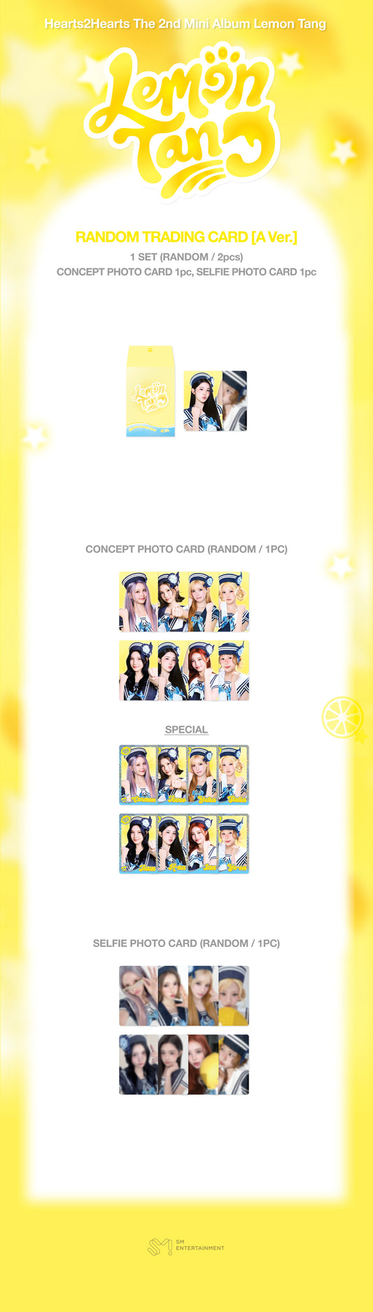 RANDOM TRADING CARD [A ver.] - Hearts2Hearts - The 2nd Mini Album 'Lem ...