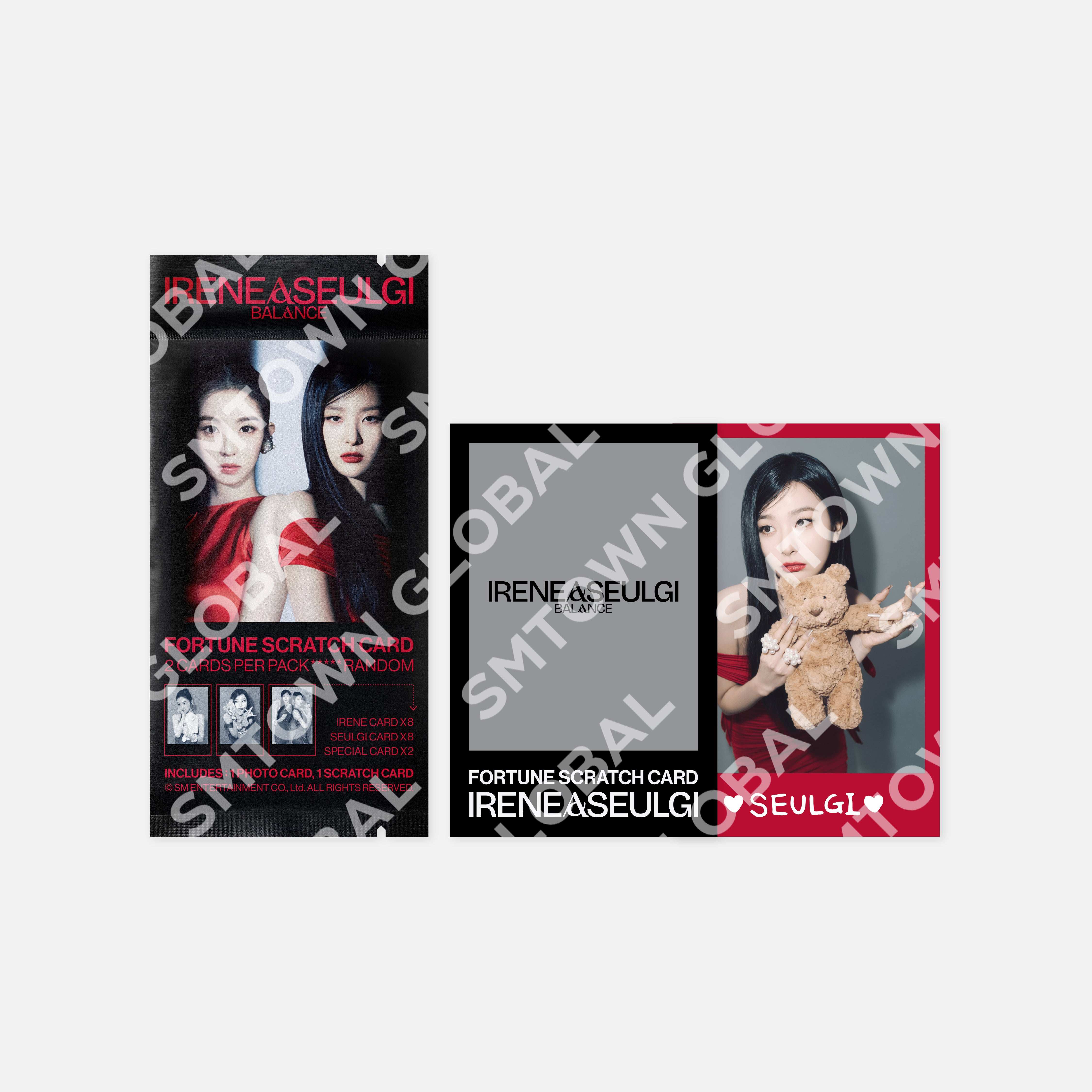 FORTUNE SCRATCH CARD SET - 2025 IRENE & SEULGI Concert Tour [BALANCE] in SEOUL MD