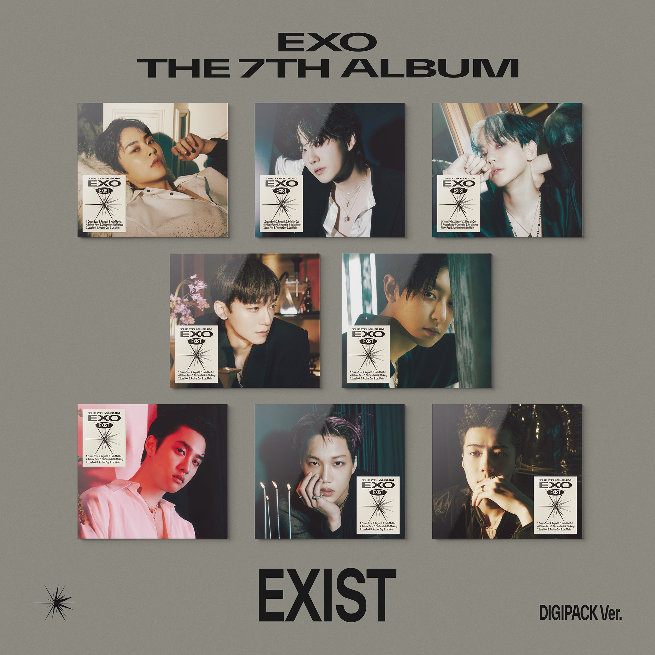 The 7th Album 'EXIST' (Digipack Ver.) - Random