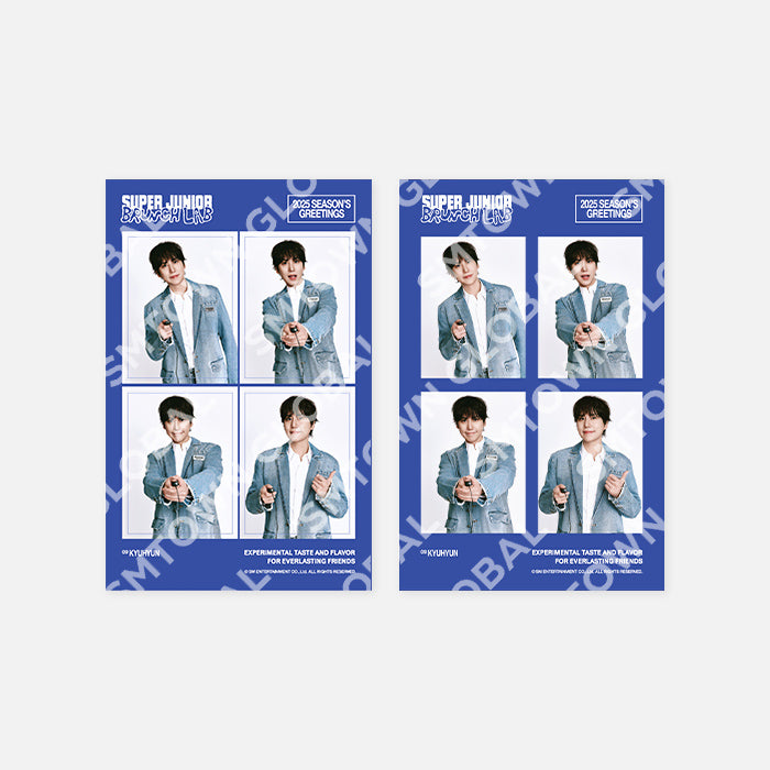 4 CUT PHOTO SET - 2025 SM ARTIST SEASON'S GREETINGS MD