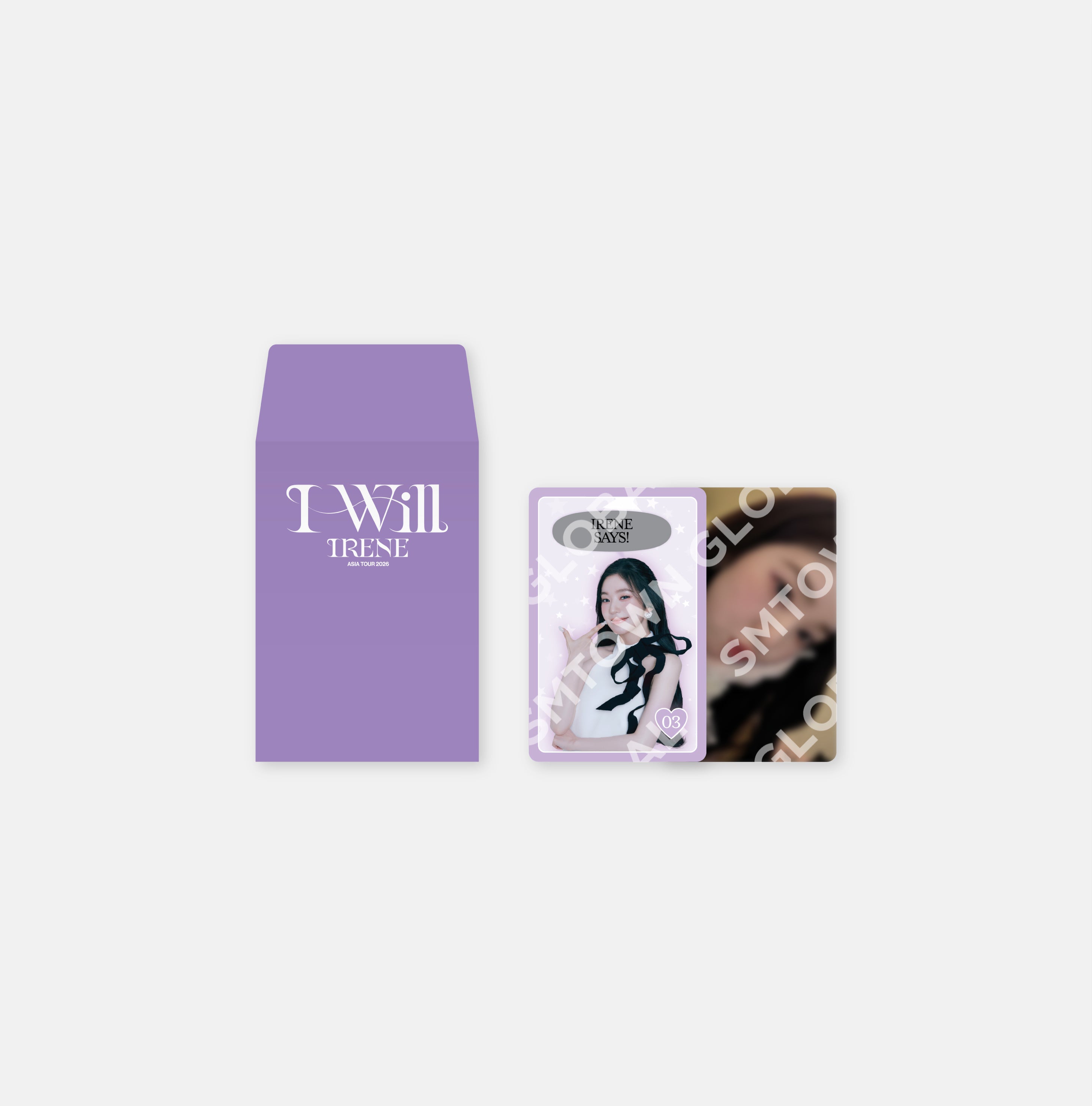 SPEECH BUBBLE CARD SET - 2026 IRENE ASIA TOUR [ I-WILL ] in SEOUL MD