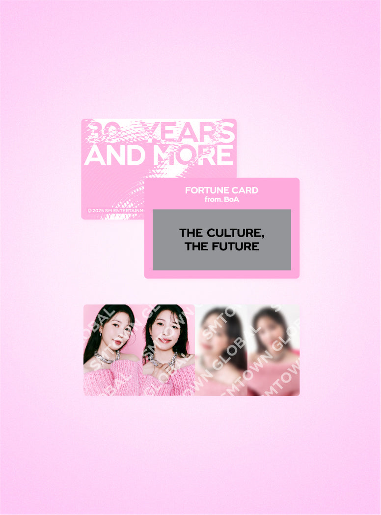 FORTUNE SCRATCH CARD SET_BoA - SMTOWN LIVE 2025 MD