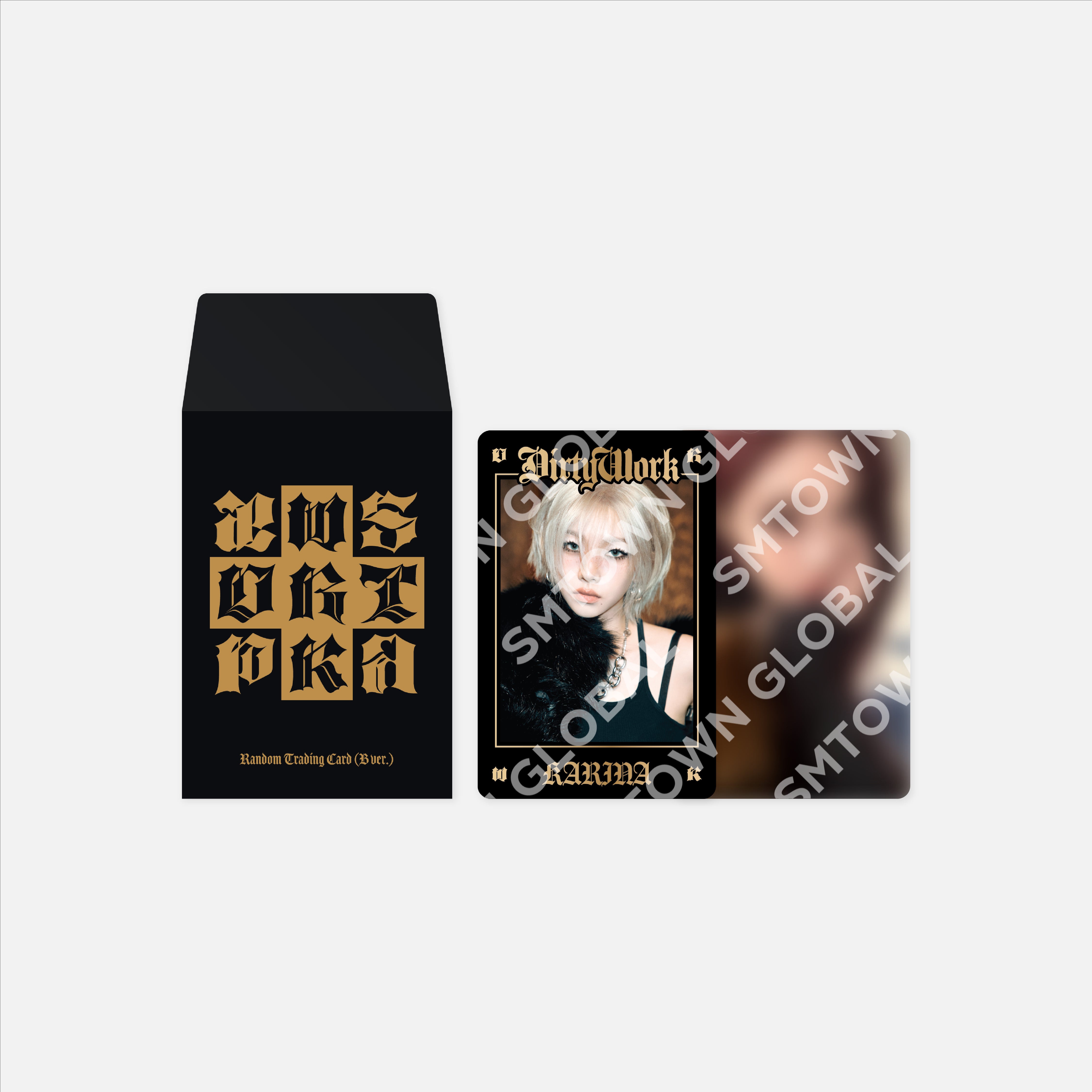 RANDOM TRADING CARD SET [B ver.] - aespa - Single 'Dirty Work' MD