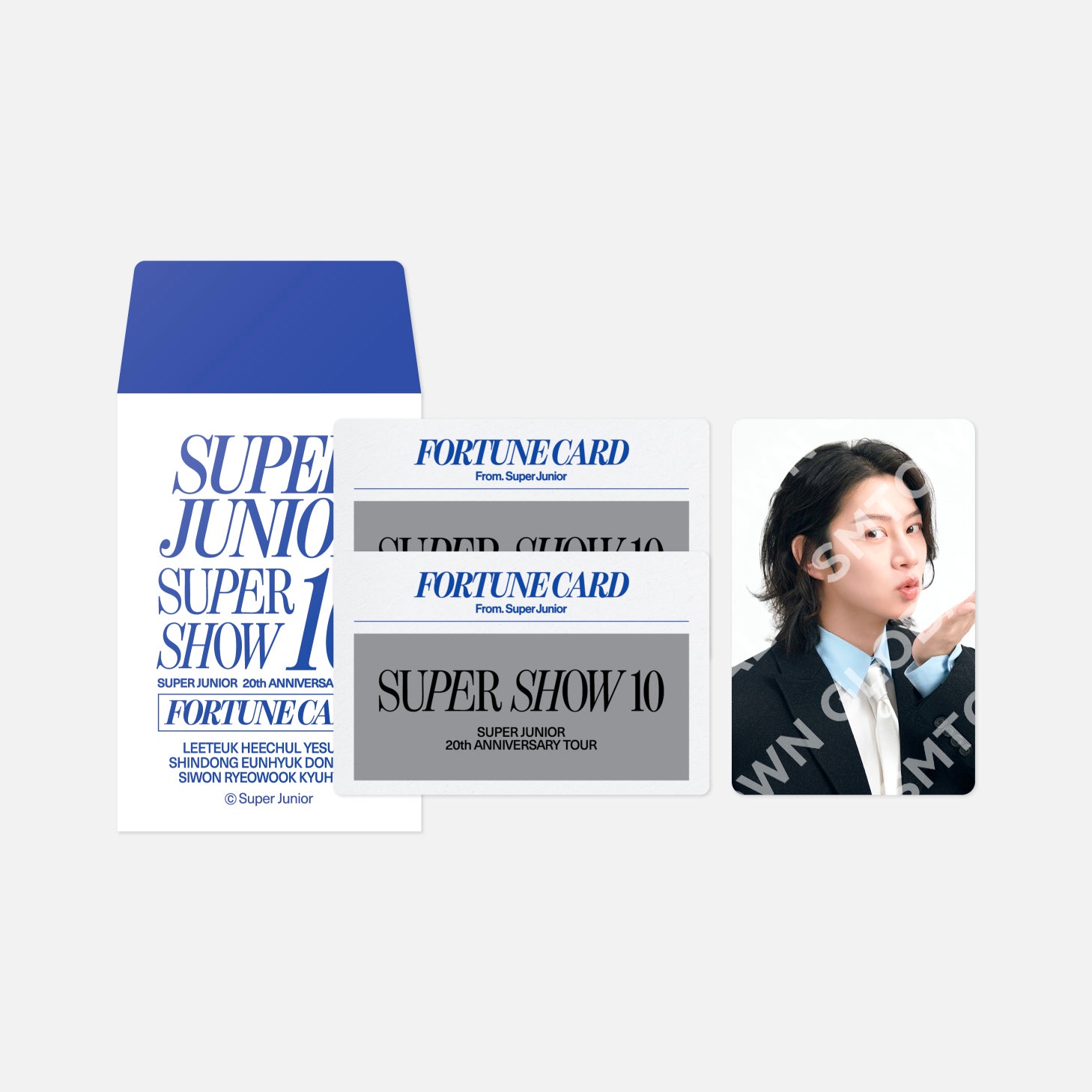 FORTUNE SCRATCH CARD SET - SUPER JUNIOR 20th Anniversary TOUR <SUPER SHOW 10> in SEOUL MD