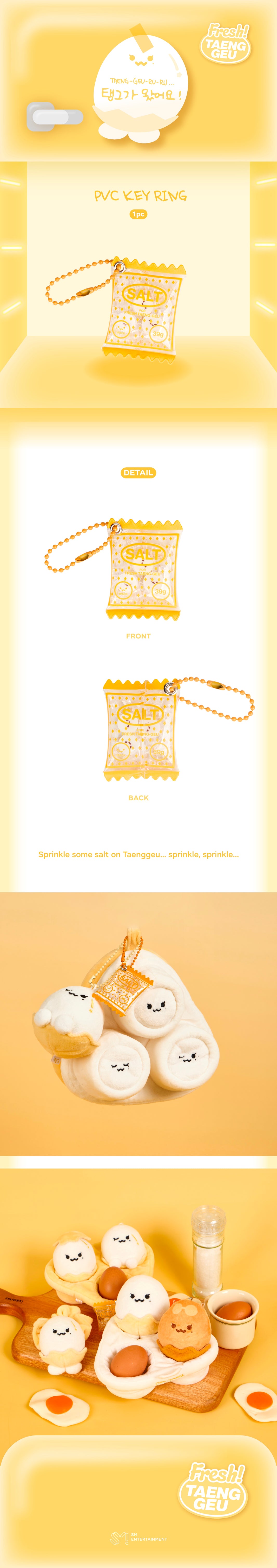 PVC KEY RING - TAEYEON CHARACTER 'TAENG-GEU-RU-RU' MD – SMTOWN GLOBAL