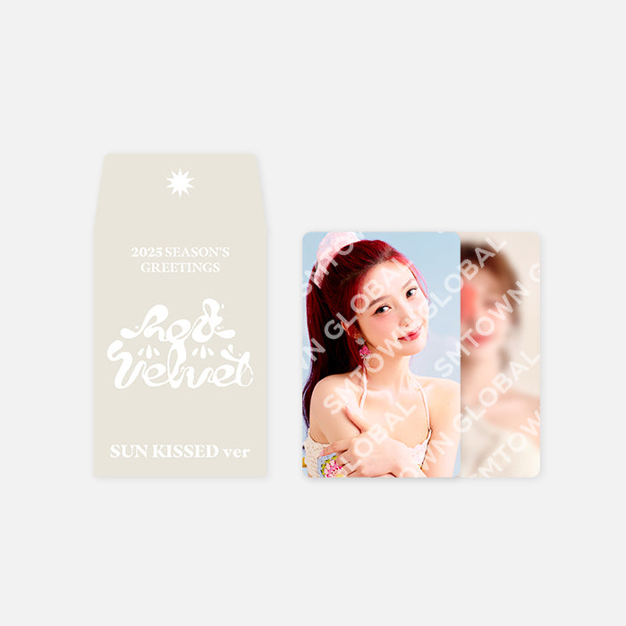 RANDOM TRADING CARD SET [SUN KISSED ver.] - 2025 SM ARTIST SEASON'S GREETINGS MD