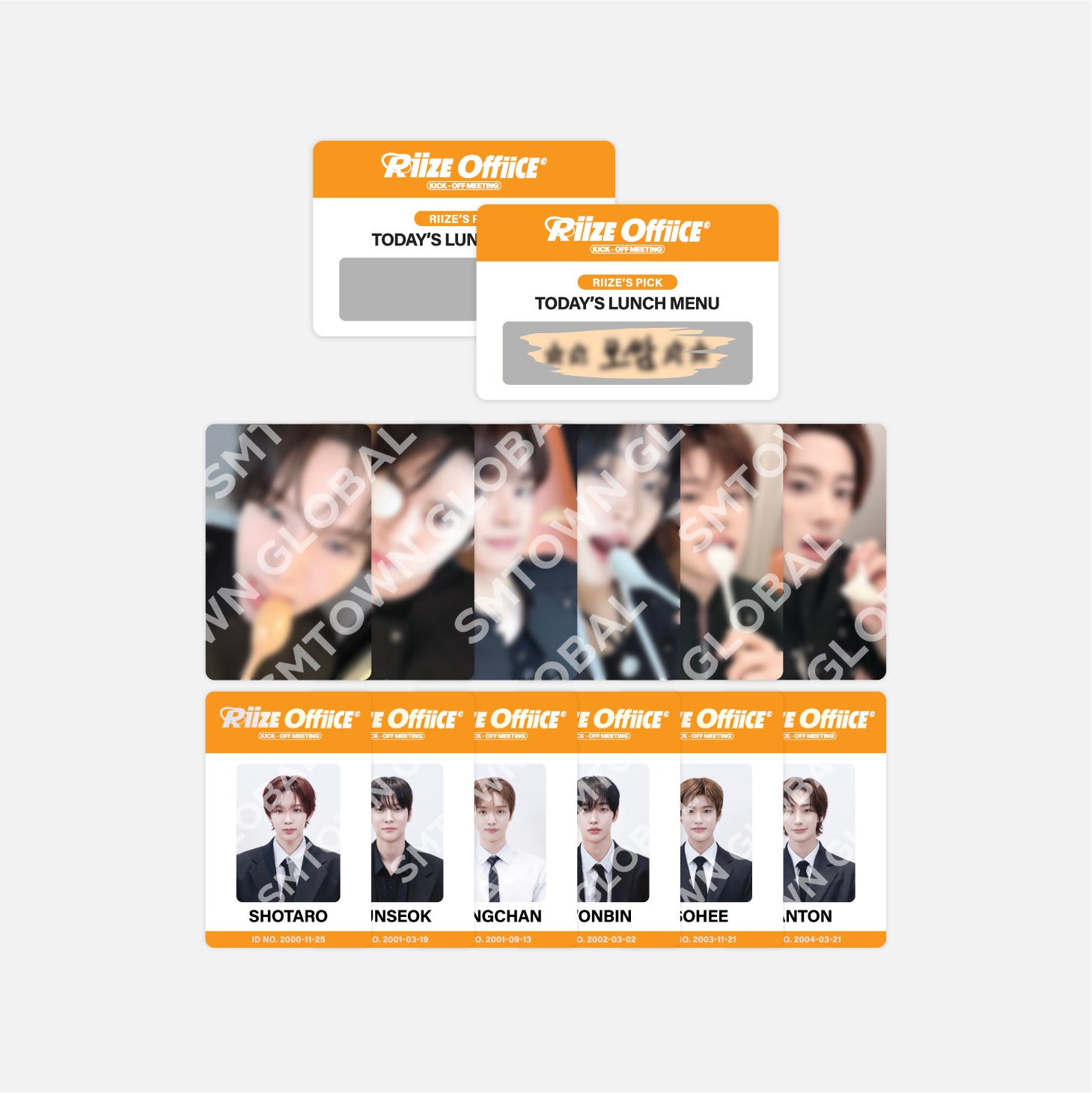 FORTUNE SCRATCH CARD - RIIZE 1000 DAYS FAN PARTY [RIIZE OFFIICE] MD