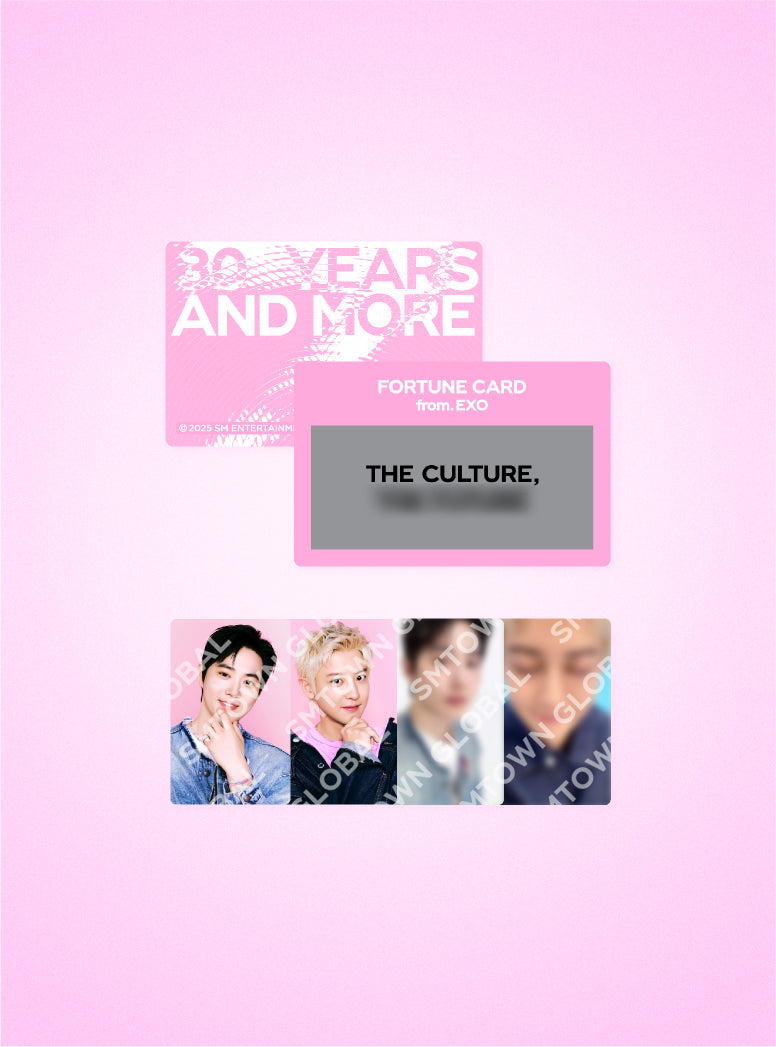 FORTUNE SCRATCH CARD SET_EXO - SMTOWN LIVE 2025 MD