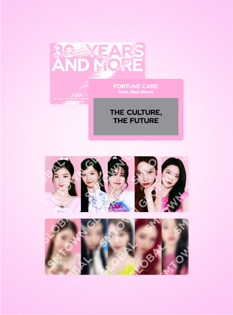 FORTUNE SCRATCH CARD SET_Red Velvet - SMTOWN LIVE 2025 MD