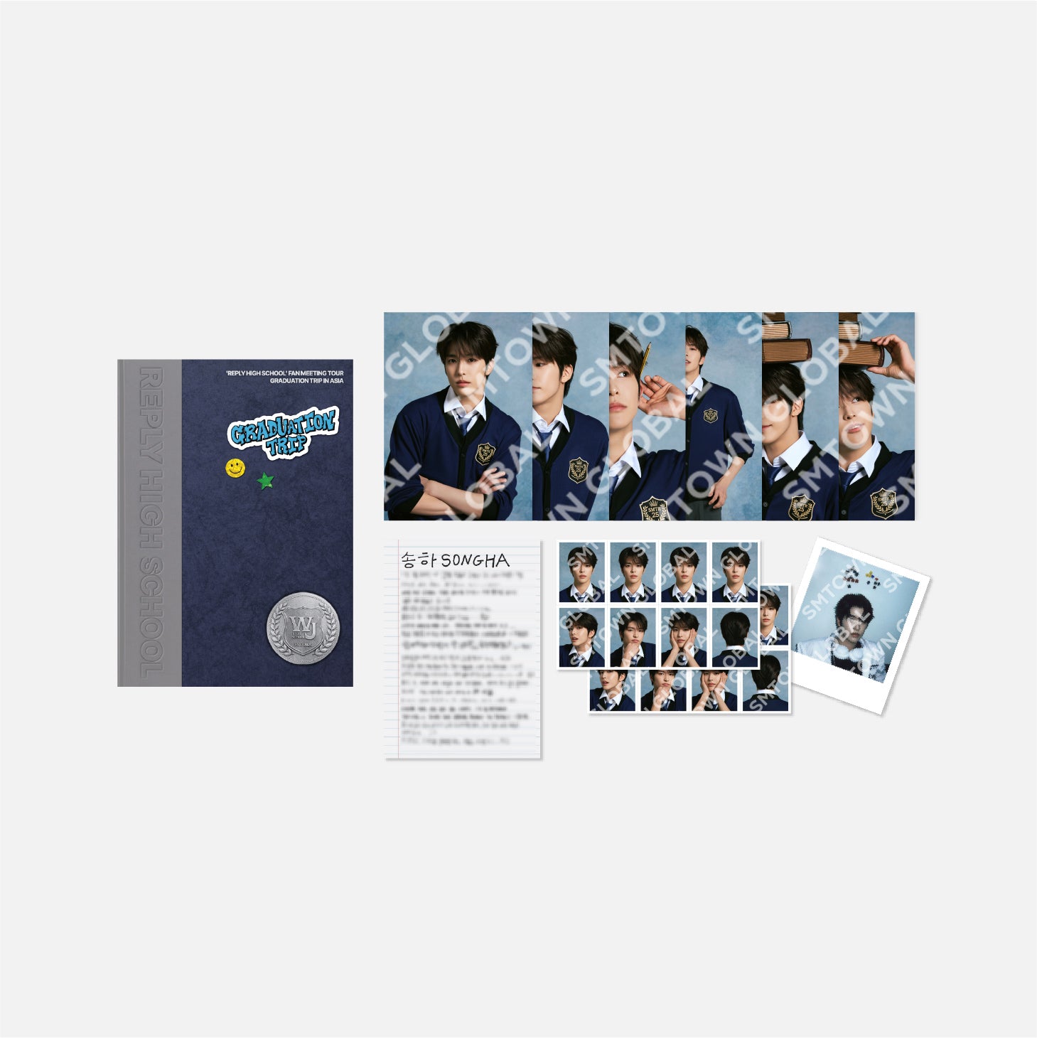 SCHOOL YEARBOOK KIT - 'Reply High School' Fan Meeting Tour - Graduation Trip