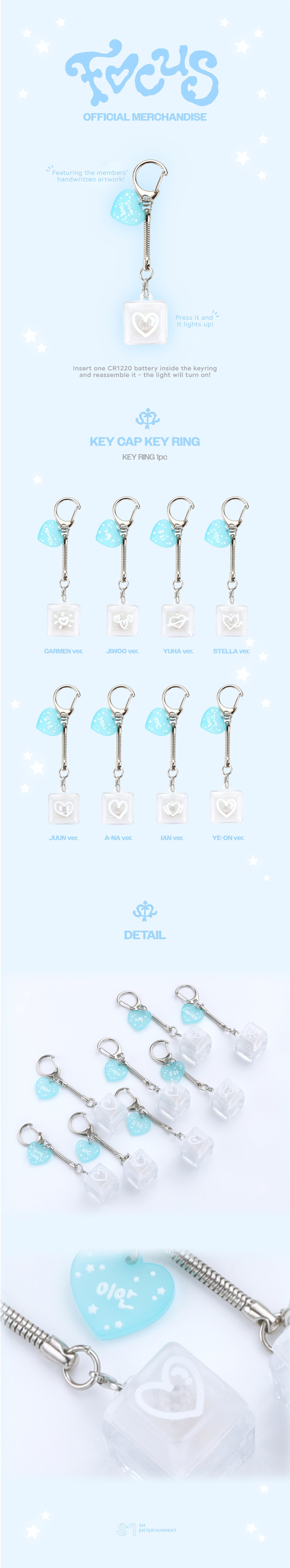 KEY CAP KEY RING - The 1st Mini Album 'FOCUS' – SMTOWN GLOBAL