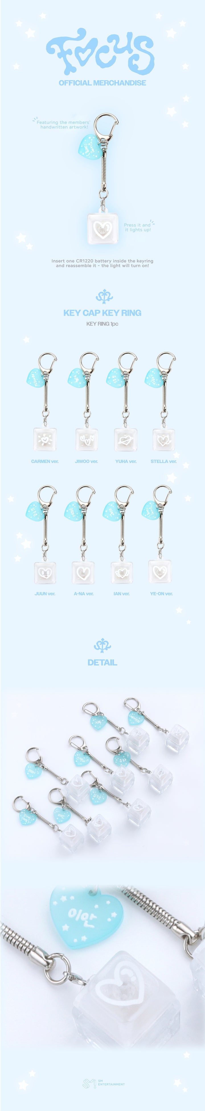 KEY CAP KEY RING - The 1st Mini Album 'FOCUS' – SMTOWN GLOBAL