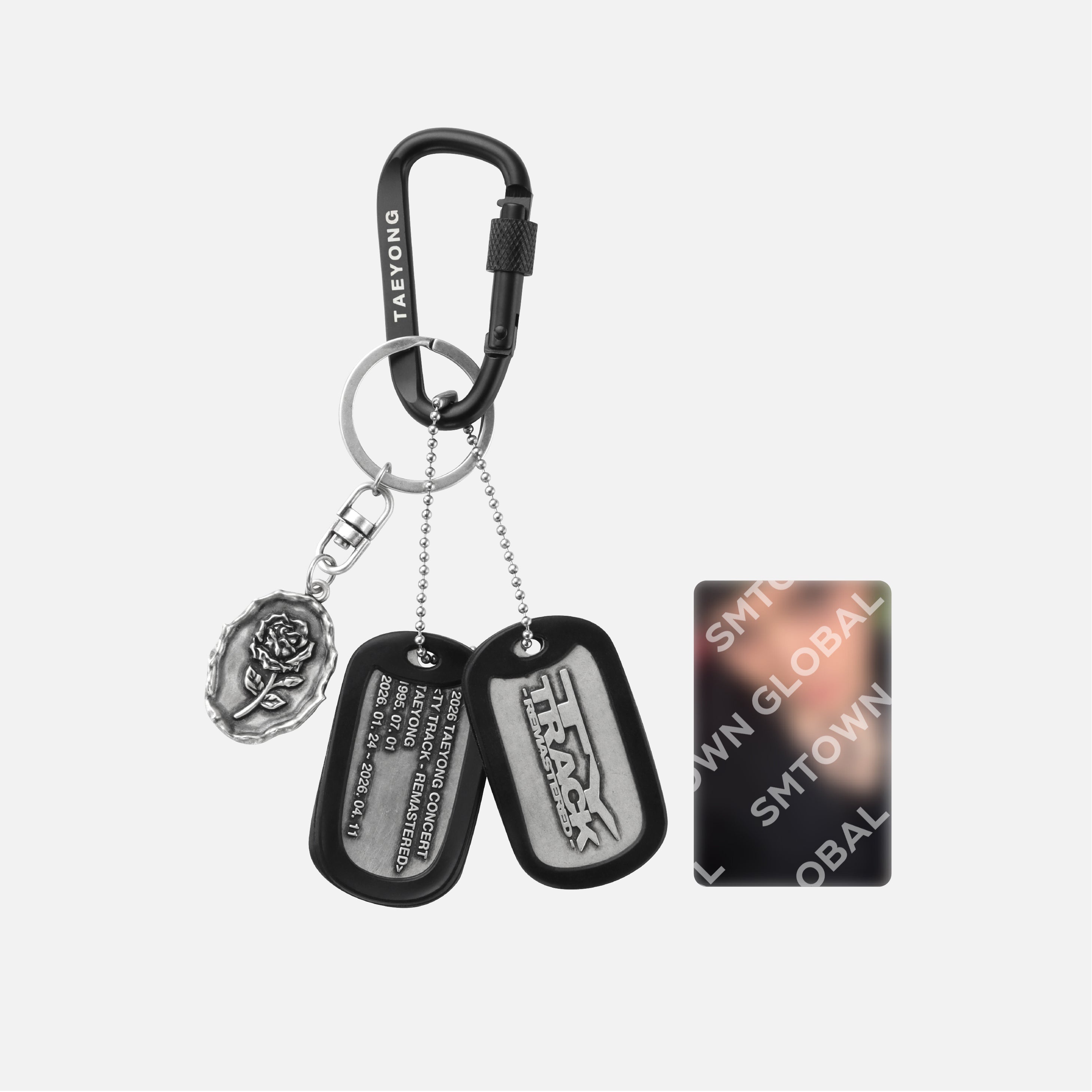 CARABINER KEYCHAIN SET - 2026 TAEYONG CONCERT TY TRACK - REMASTERED MD