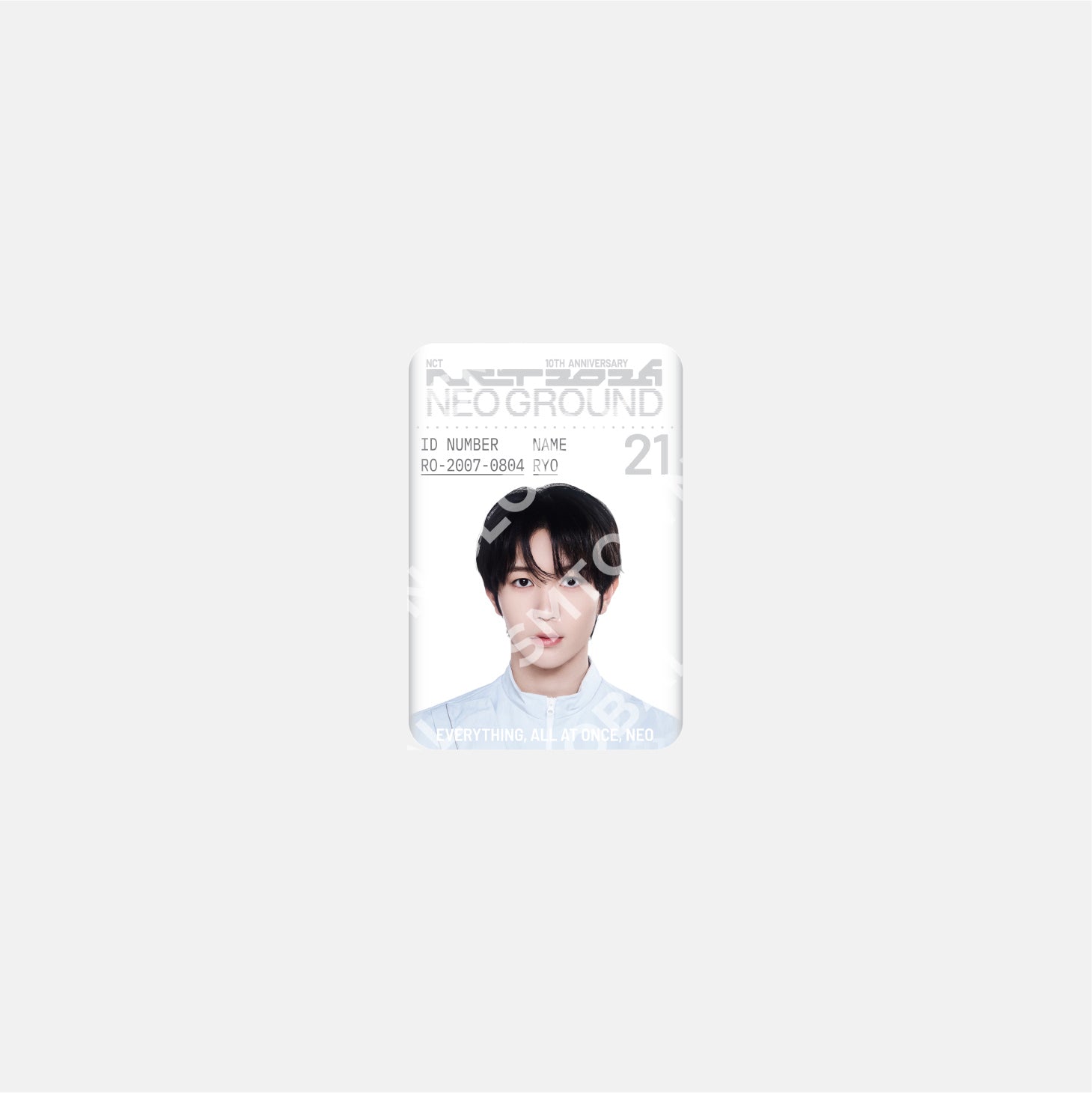 RANDOM METAL ID BADGE - NCT 10TH ANNIVERSARY [NCT 2026] POP-UP : NEO GROUND MD