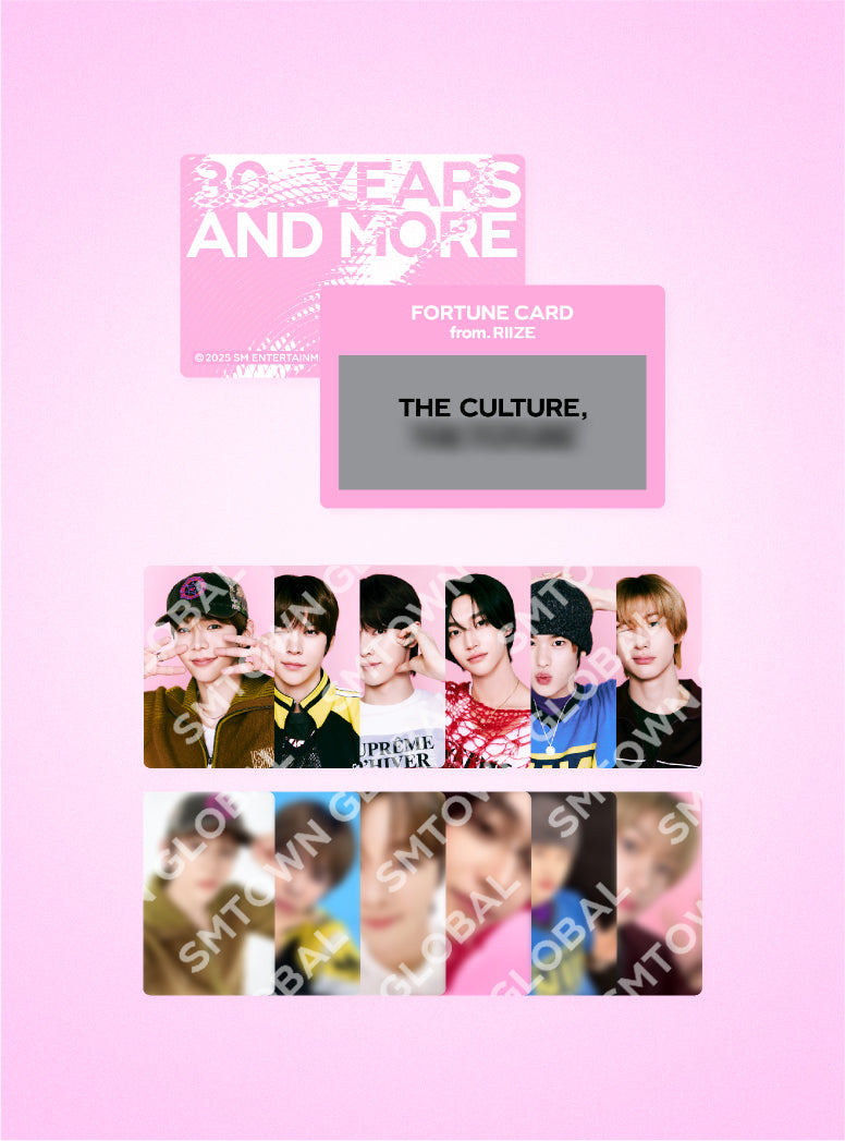 FORTUNE SCRATCH CARD SET_RIIZE - SMTOWN LIVE 2025 MD