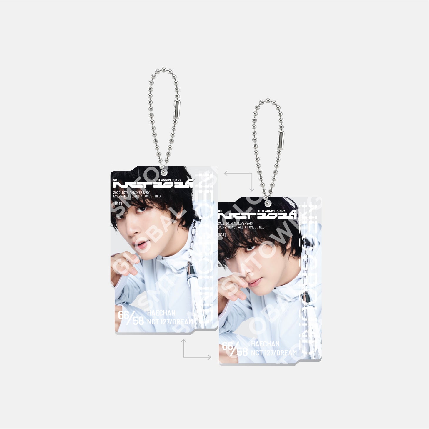 RANDOM LENTICULAR ACRYLIC KEYRING - NCT 10TH ANNIVERSARY [NCT 2026] POP-UP : NEO GROUND MD