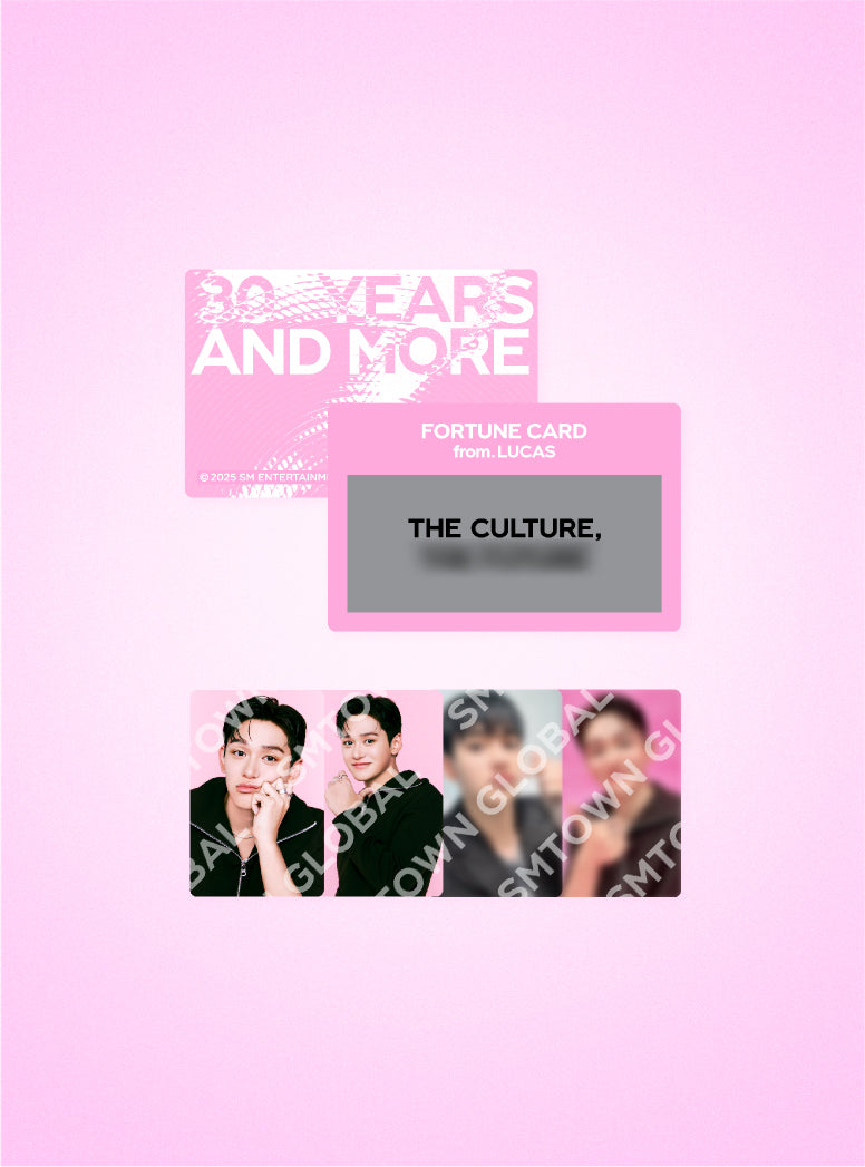 FORTUNE SCRATCH CARD SET_LUCAS - SMTOWN LIVE 2025 MD