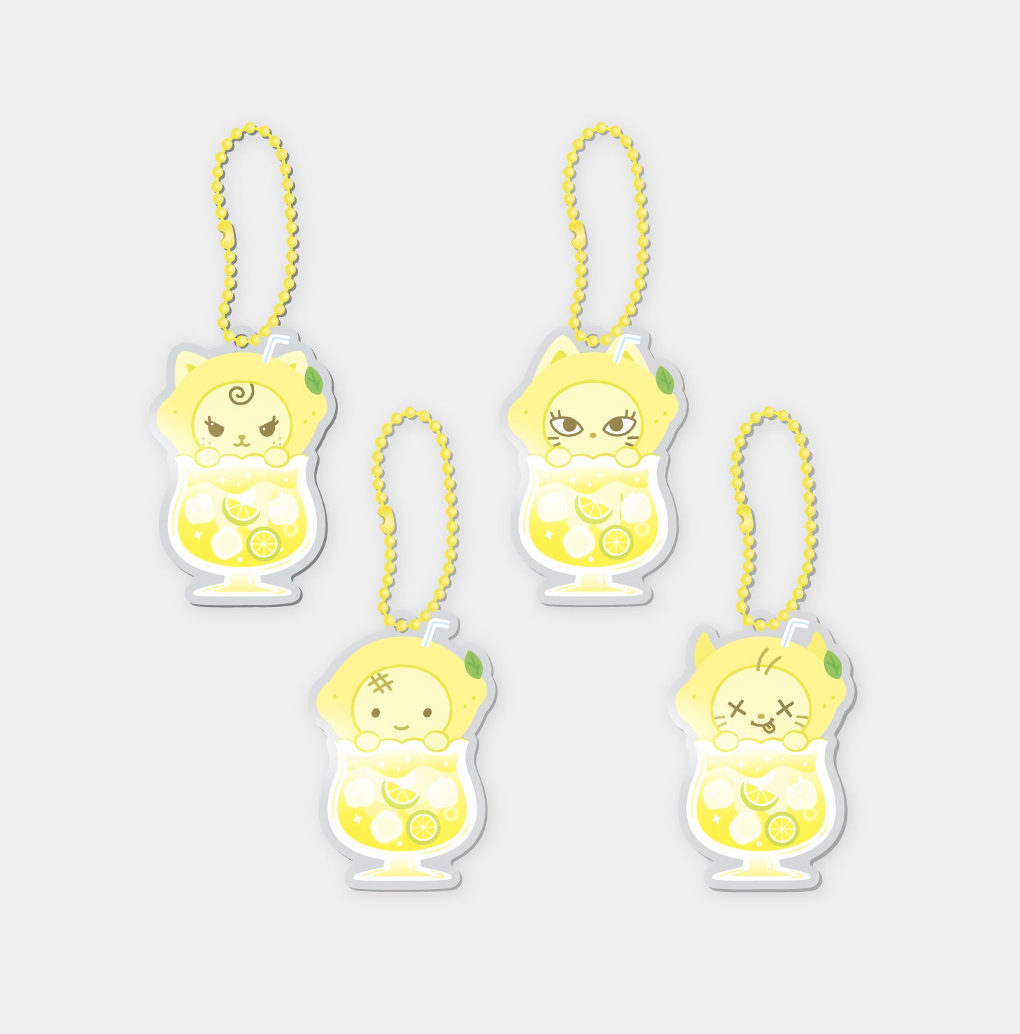 RANDOM MINI ACRYLIC SHAKER KEYRING - aespa 'LEMONADE - The 2nd Album' POP-UP MD