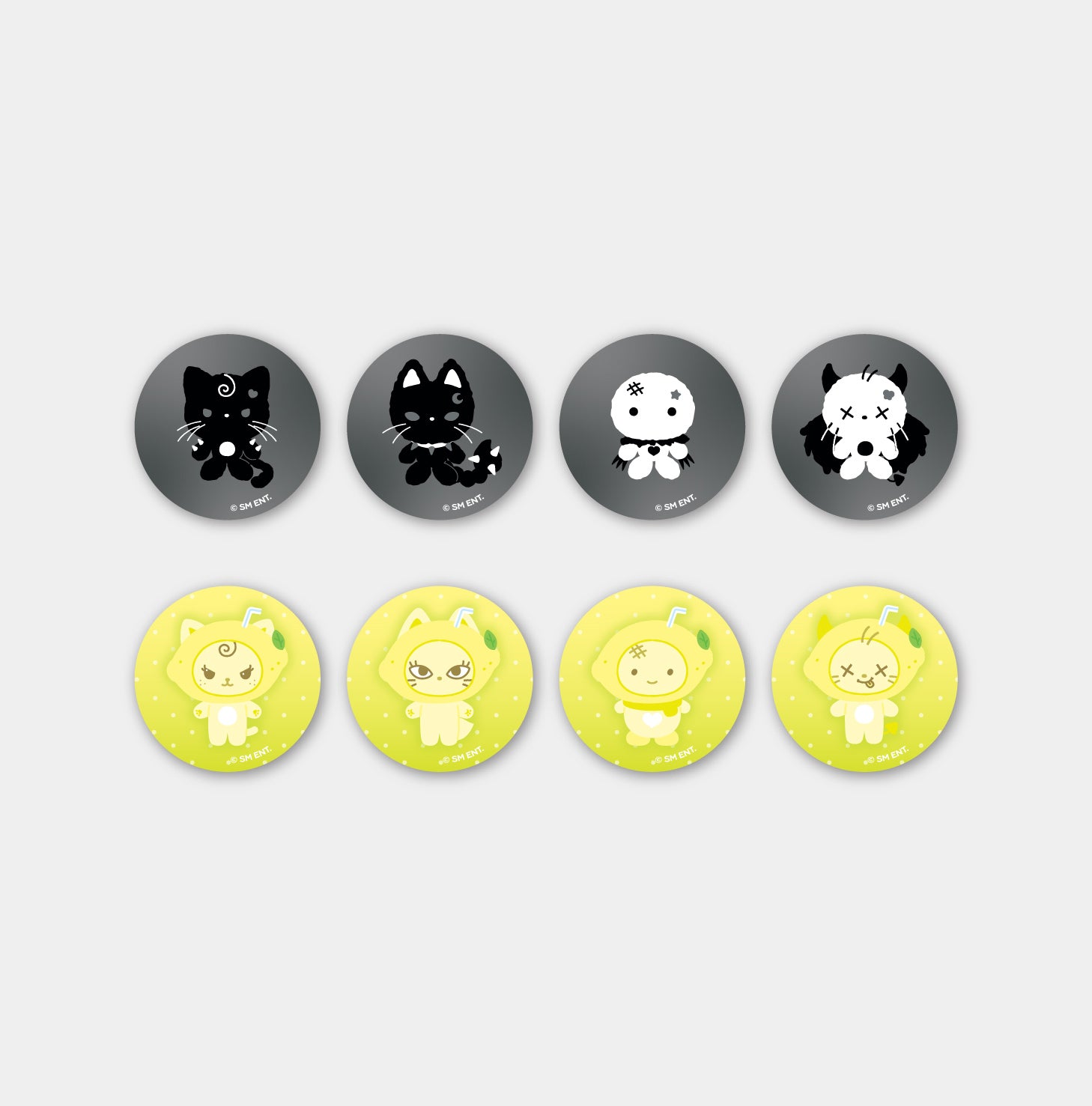 RANDOM LENTICULAR PIN BUTTON - aespa 'LEMONADE - The 2nd Album' POP-UP MD