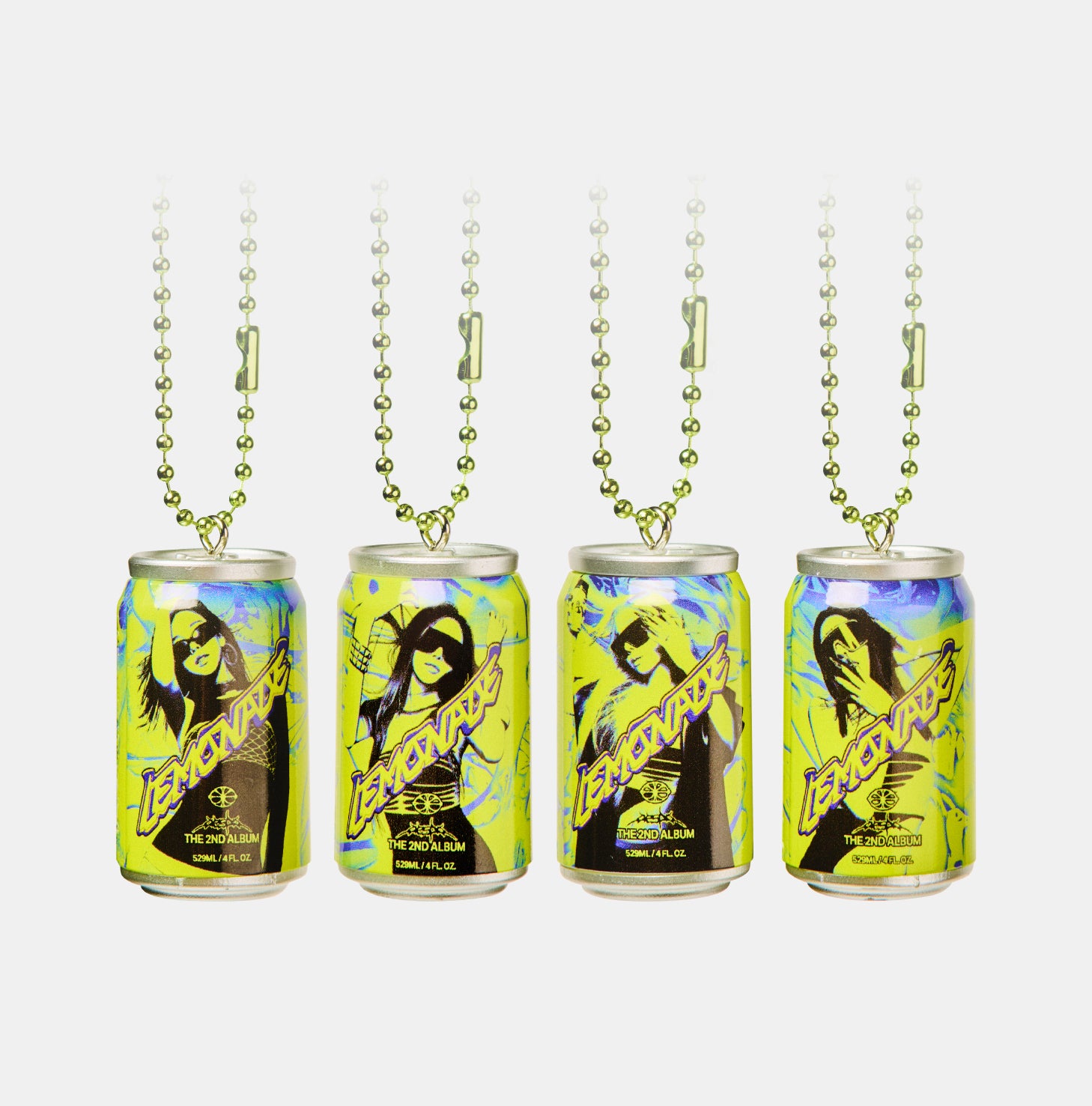 RANDOM MINI LEMONADE CAN KEYRING - aespa 'LEMONADE - The 2nd Album' POP-UP MD