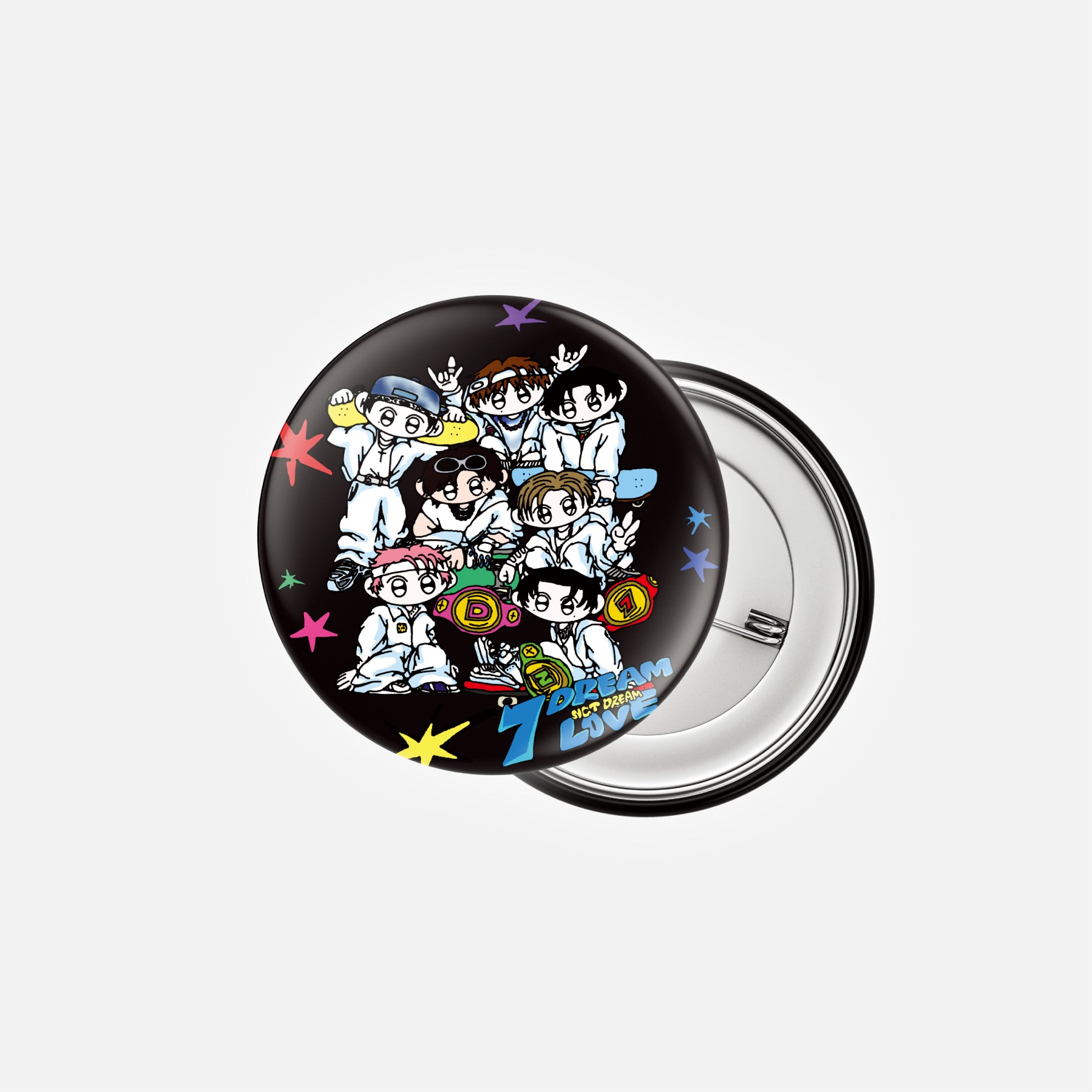 RANDOM PIN BUTTON - NCT DREAM POP-UP [TIME RIDERS] MD