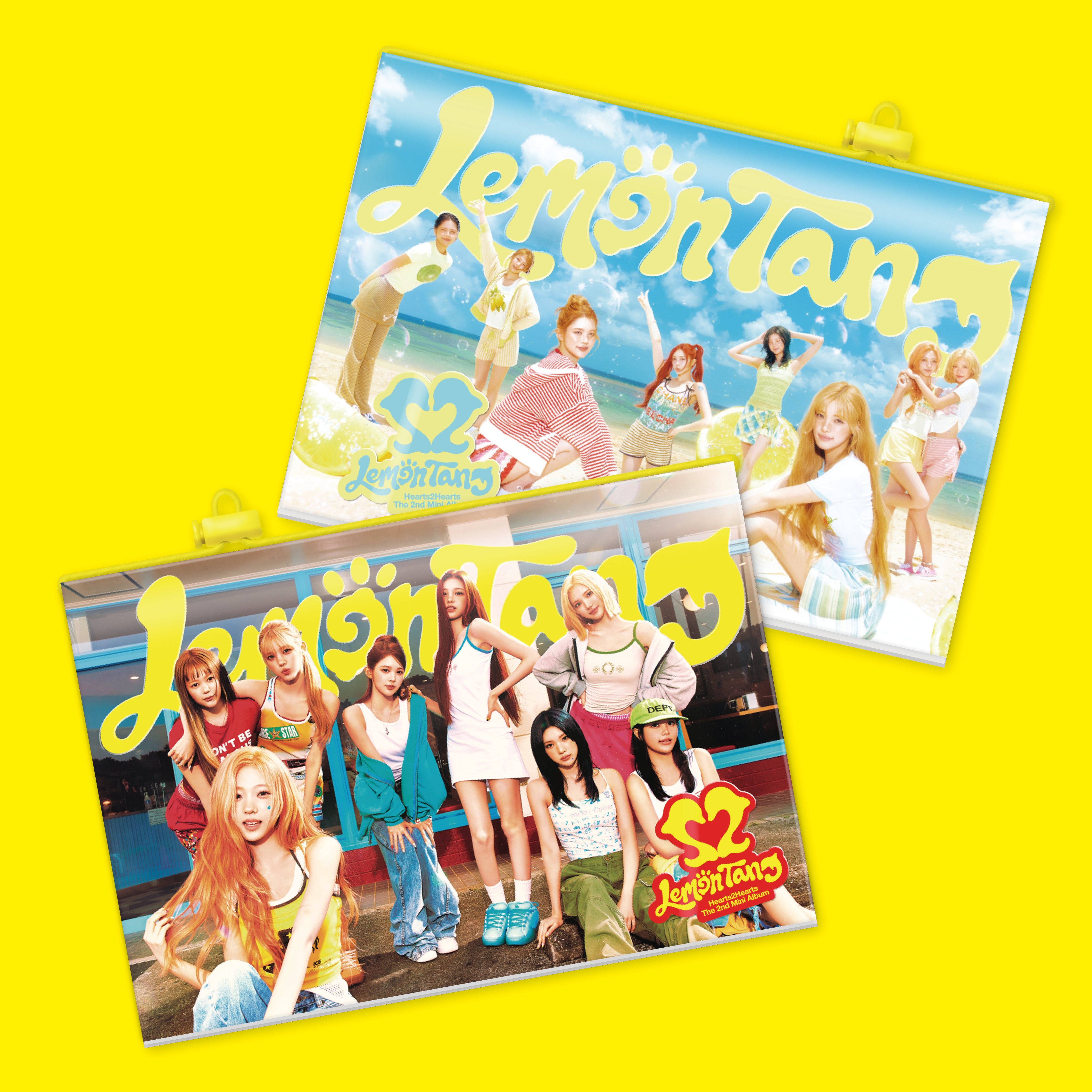 Hearts2Hearts - The 2nd Mini Album 'Lemon Tang' (Photobook Ver.) - SET